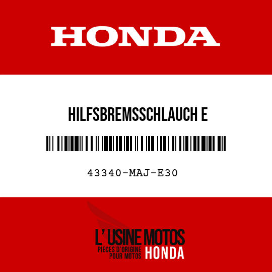 image de 43340-MAJ-E30 HILFSBREMSSCHLAUCH E