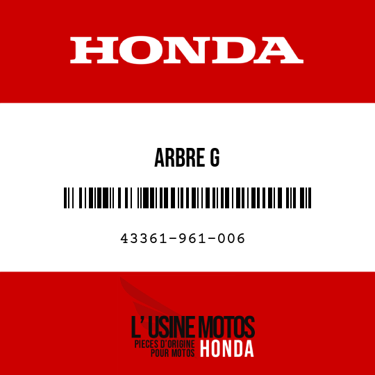 image de 43361-961-006 ARBRE G