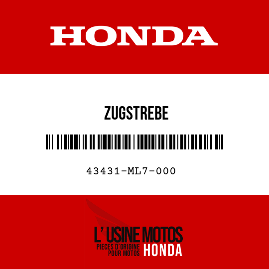 image de 43431-ML7-000 ZUGSTREBE