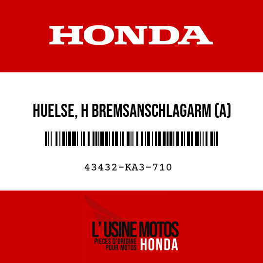 image de 43432-KA3-710 HUELSE, H BREMSANSCHLAGARM (A)