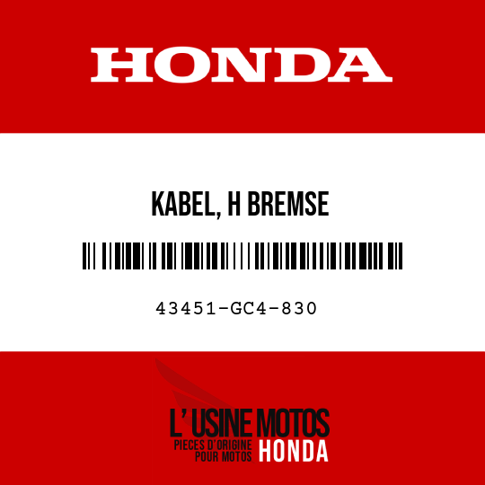 image de 43451-GC4-830 KABEL, H BREMSE