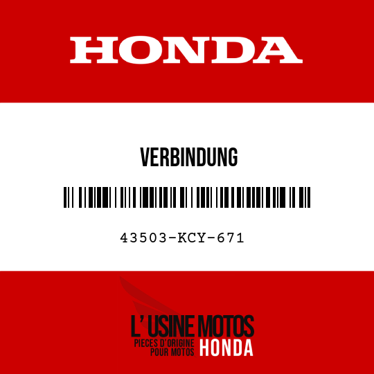 image de 43503-KCY-671 VERBINDUNG