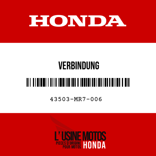 image de 43503-MR7-006 VERBINDUNG