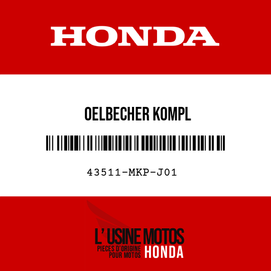 image de 43511-MKP-J01 OELBECHER KOMPL