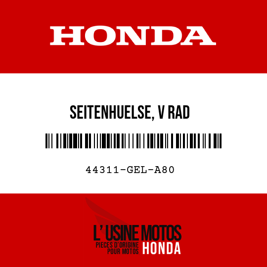 image de 44311-GEL-A80 SEITENHUELSE, V RAD