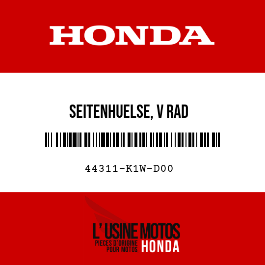 image de 44311-K1W-D00 SEITENHUELSE, V RAD