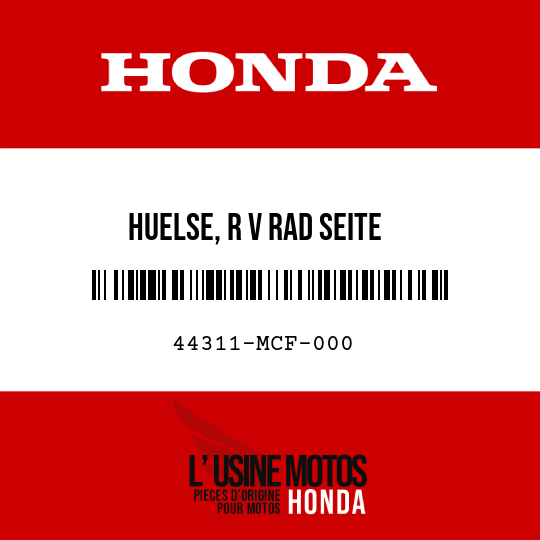image de 44311-MCF-000 HUELSE, R V RAD SEITE