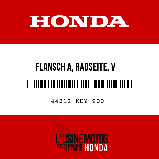 image de 44312-KEY-900 FLANSCH A, RADSEITE, V