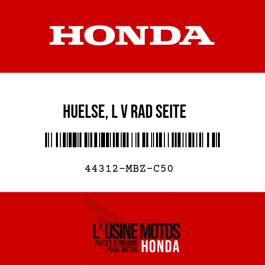 image de 44312-MBZ-C50 HUELSE, L V RAD SEITE