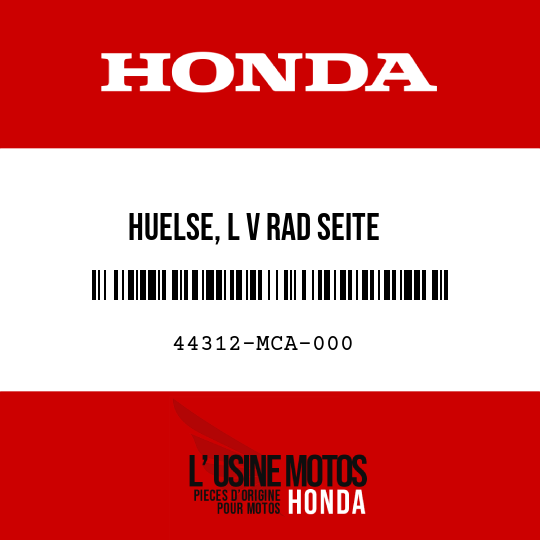 image de 44312-MCA-000 HUELSE, L V RAD SEITE