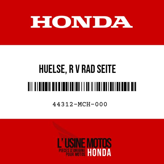 image de 44312-MCH-000 HUELSE, R V RAD SEITE