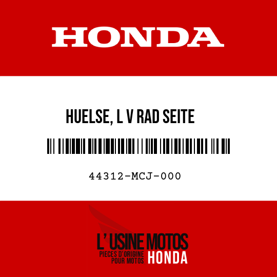 image de 44312-MCJ-000 HUELSE, L V RAD SEITE