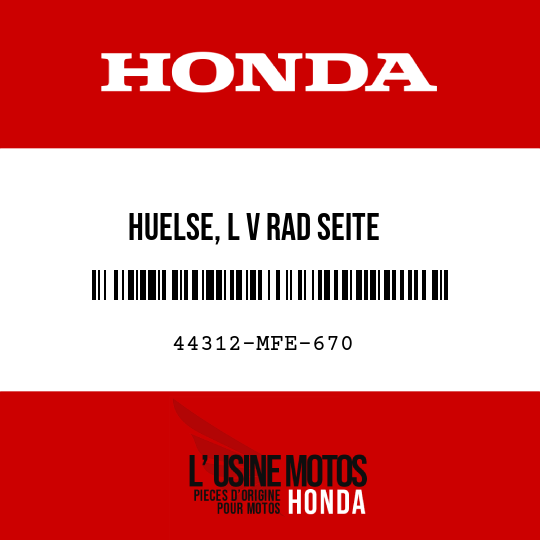 image de 44312-MFE-670 HUELSE, L V RAD SEITE