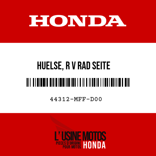 image de 44312-MFF-D00 HUELSE, R V RAD SEITE