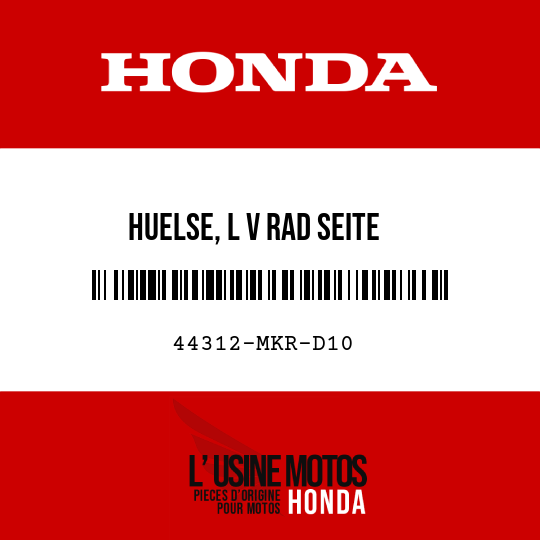 image de 44312-MKR-D10 HUELSE, L V RAD SEITE