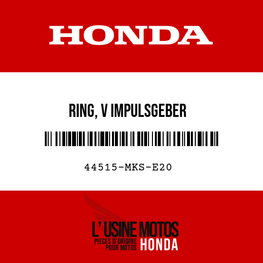 image de 44515-MKS-E20 RING, V IMPULSGEBER