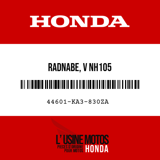 image de 44601-KA3-830ZA RADNABE, V NH105 