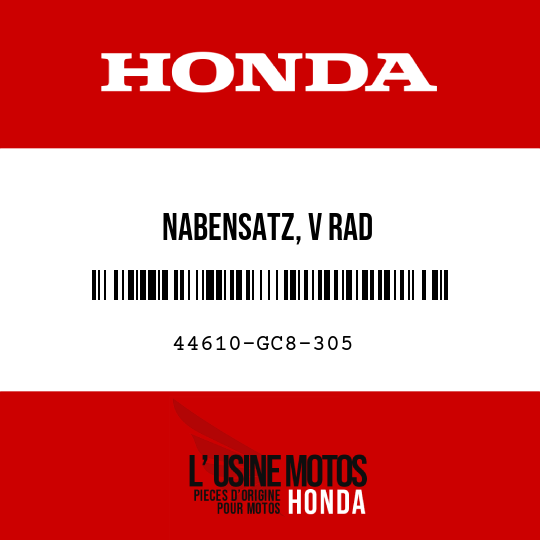 image de 44610-GC8-305 NABENSATZ, V RAD