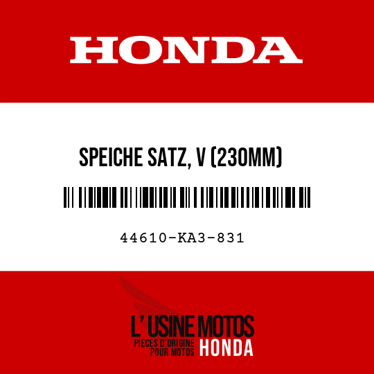 image de 44610-KA3-831 SPEICHE SATZ, V (230MM)