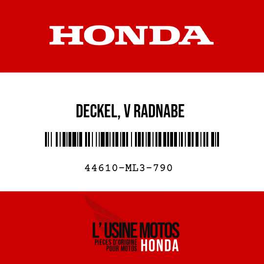 image de 44610-ML3-790 DECKEL, V RADNABE