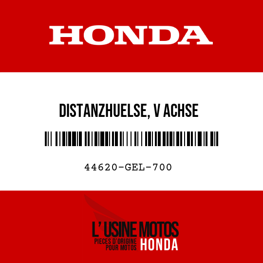 image de 44620-GEL-700 DISTANZHUELSE, V ACHSE