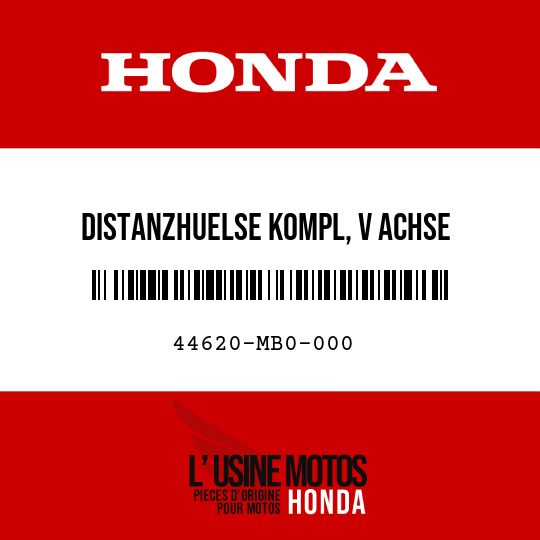 image de 44620-MB0-000 DISTANZHUELSE KOMPL, V ACHSE