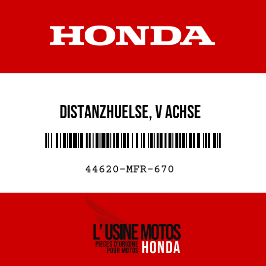 image de 44620-MFR-670 DISTANZHUELSE, V ACHSE