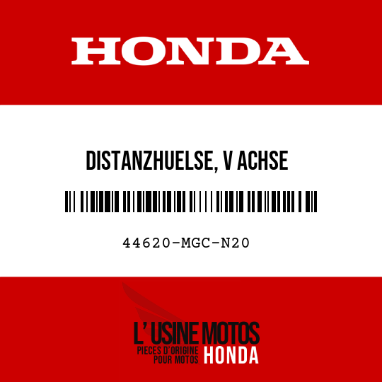 image de 44620-MGC-N20 DISTANZHUELSE, V ACHSE