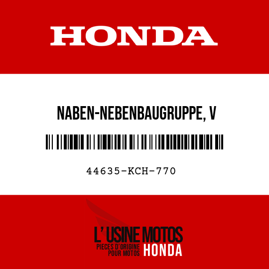 image de 44635-KCH-770 NABEN-NEBENBAUGRUPPE, V