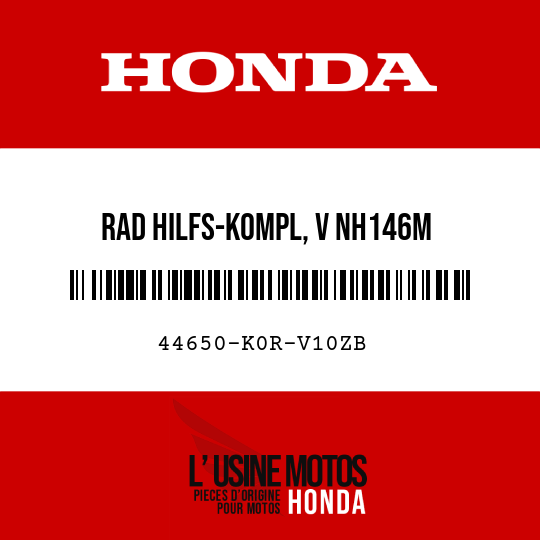 image de 44650-K0R-V10ZB RAD HILFS-KOMPL, V NH146M