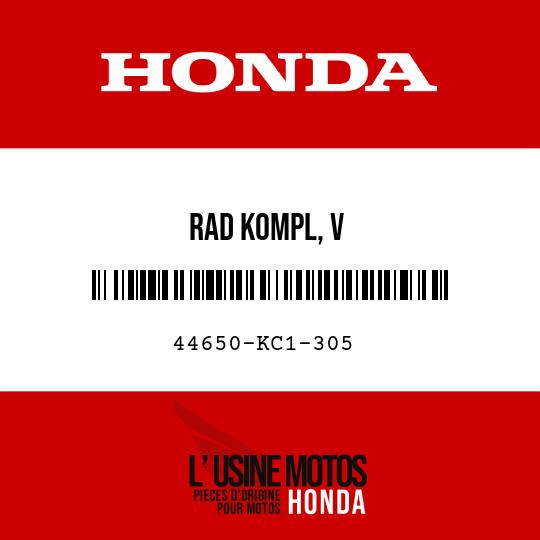 image de 44650-KC1-305 RAD KOMPL, V