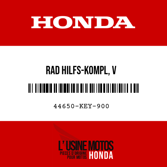 image de 44650-KEY-900 RAD HILFS-KOMPL, V