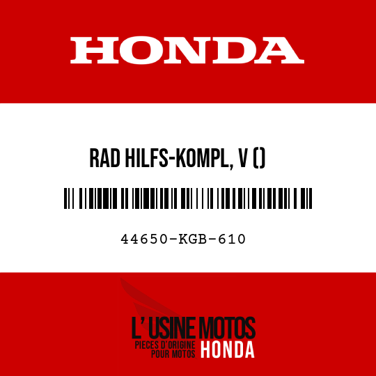 image de 44650-KGB-610 RAD HILFS-KOMPL, V ()