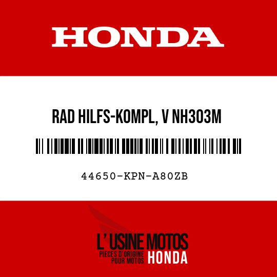 image de 44650-KPN-A80ZB RAD HILFS-KOMPL, V NH303M