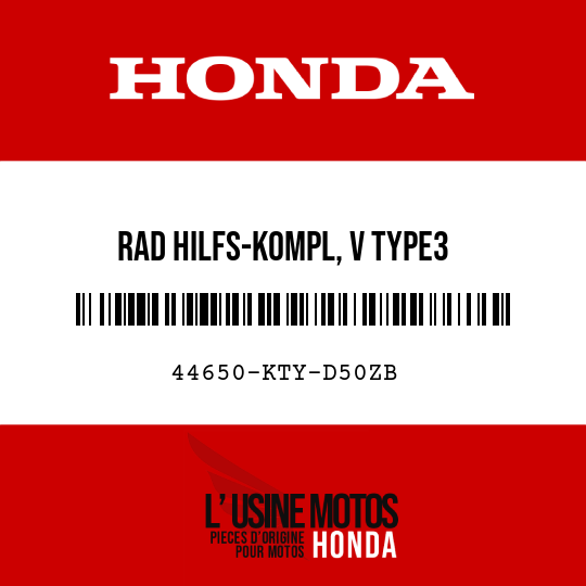 image de 44650-KTY-D50ZB RAD HILFS-KOMPL, V TYPE3