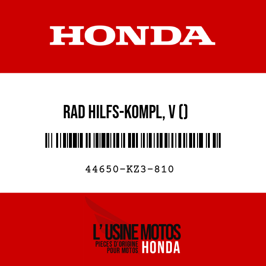 image de 44650-KZ3-810 RAD HILFS-KOMPL, V ()