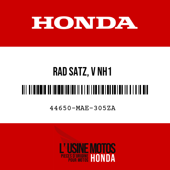 image de 44650-MAE-305ZA RAD SATZ, V NH1 