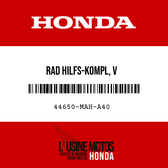 image de 44650-MAH-A40 RAD HILFS-KOMPL, V