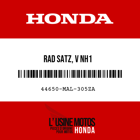 image de 44650-MAL-305ZA RAD SATZ, V NH1 