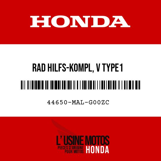 image de 44650-MAL-G00ZC RAD HILFS-KOMPL, V TYPE1