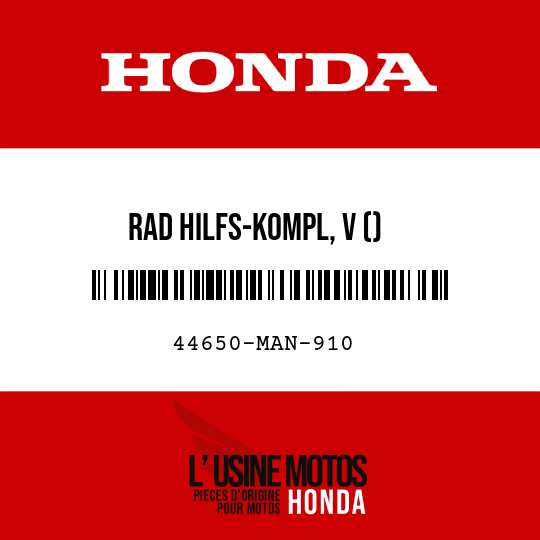 image de 44650-MAN-910 RAD HILFS-KOMPL, V ()