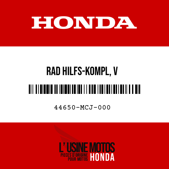 image de 44650-MCJ-000 RAD HILFS-KOMPL, V