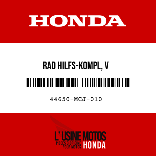 image de 44650-MCJ-010 RAD HILFS-KOMPL, V