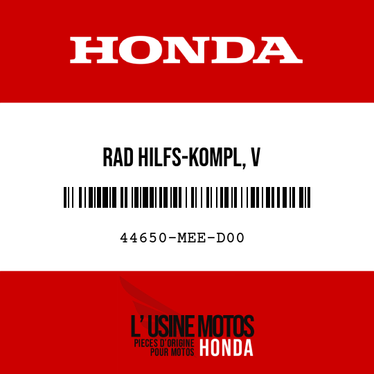 image de 44650-MEE-D00 RAD HILFS-KOMPL, V