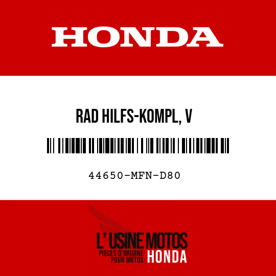 image de 44650-MFN-D80 RAD HILFS-KOMPL, V