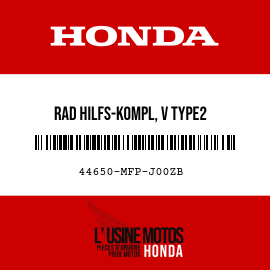 image de 44650-MFP-J00ZB RAD HILFS-KOMPL, V TYPE2