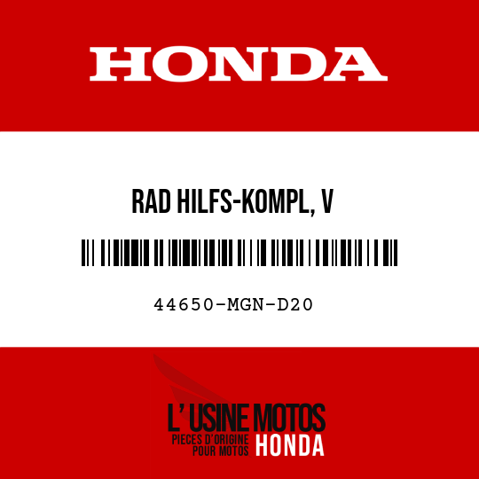image de 44650-MGN-D20 RAD HILFS-KOMPL, V