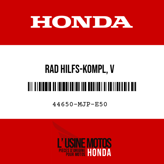 image de 44650-MJP-E50 RAD HILFS-KOMPL, V
