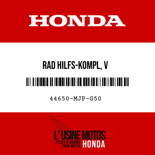 image de 44650-MJP-G50 RAD HILFS-KOMPL, V
