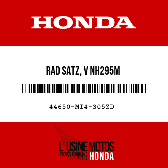 image de 44650-MT4-305ZD RAD SATZ, V NH295M 